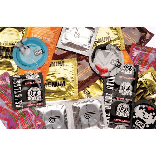 Big Man's Condom Sampler 24 pk