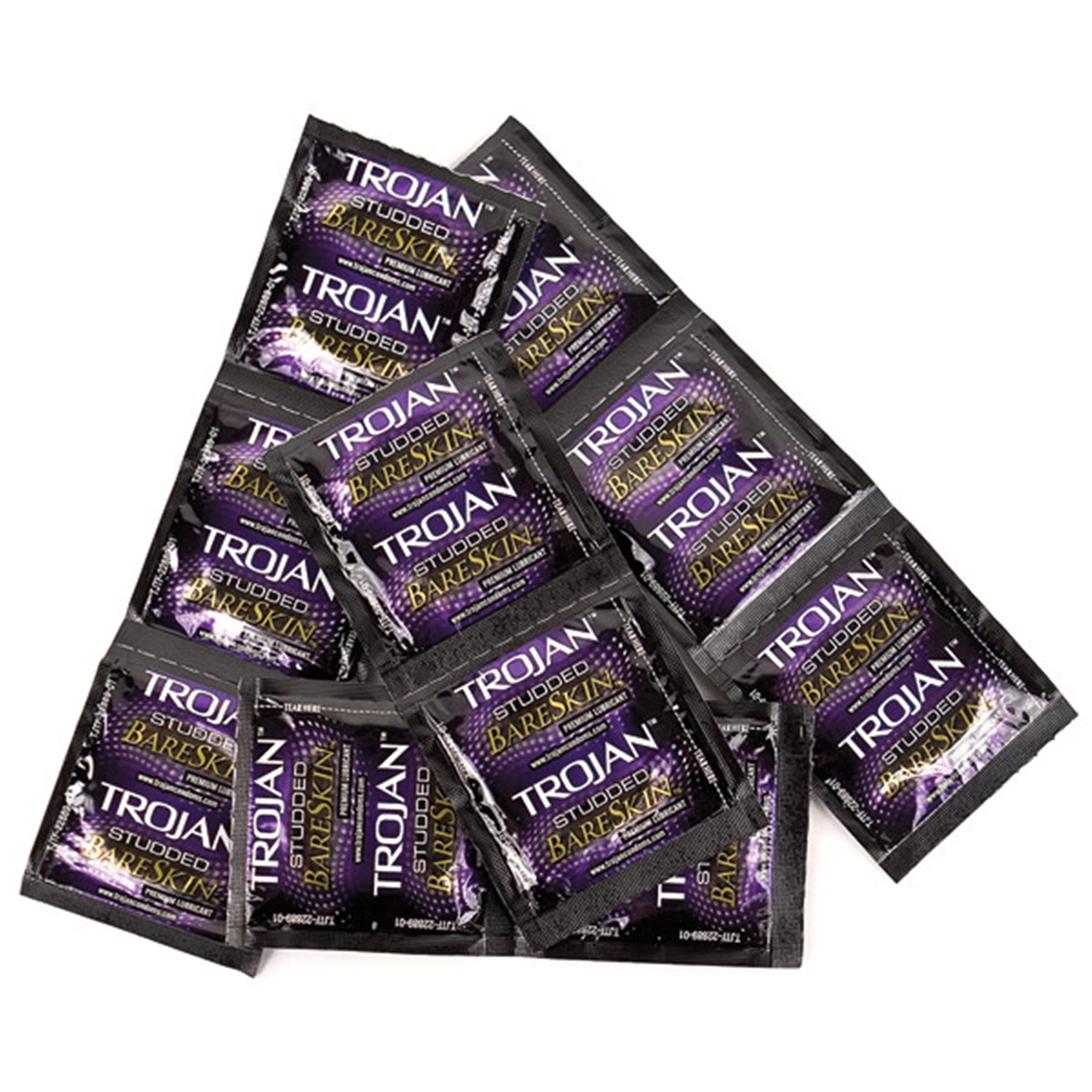 Trojan Studded Bareskin Condom 10 ct.