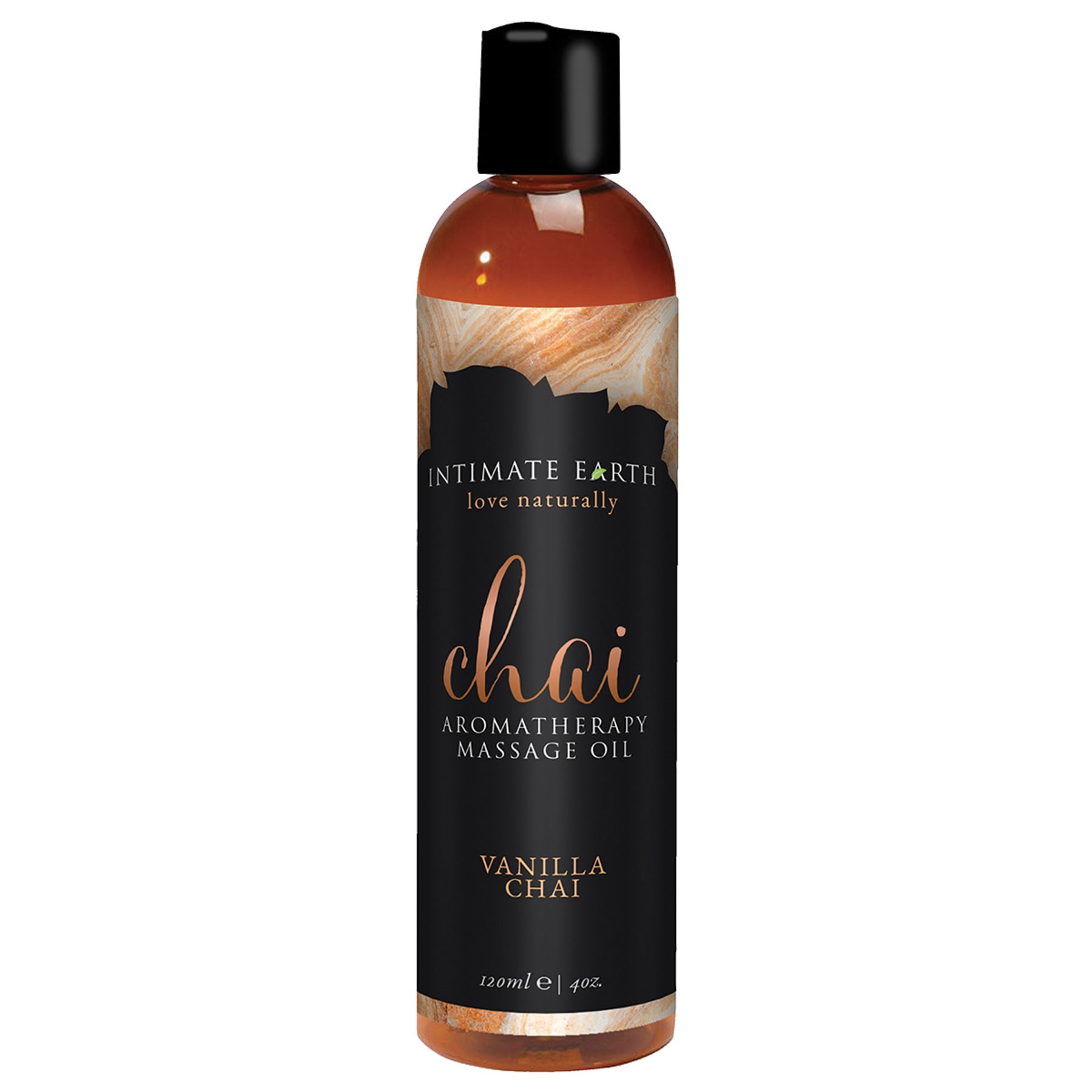 Intimate Earth Aromatherapy Massage Oil vanilla chai