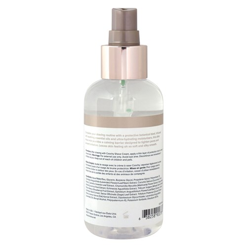 Coochy After Shave Protection Mist BACK OF BOTTLE