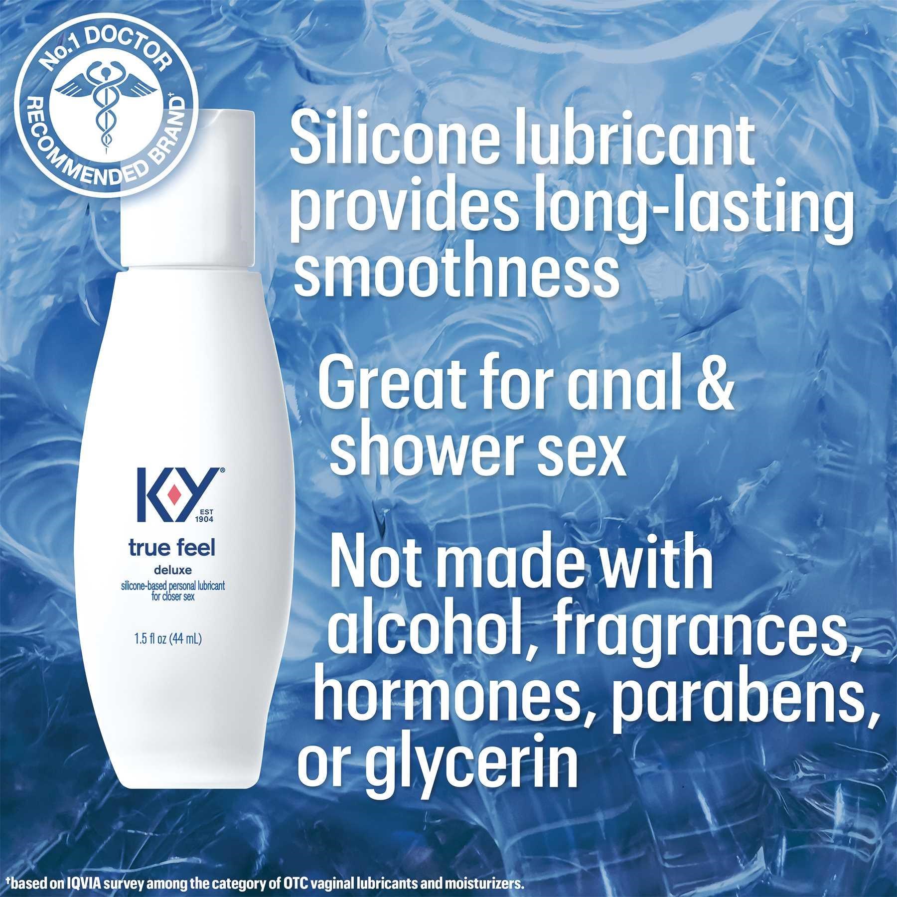 K-Y True Feel Premium Silicone Lubricant info