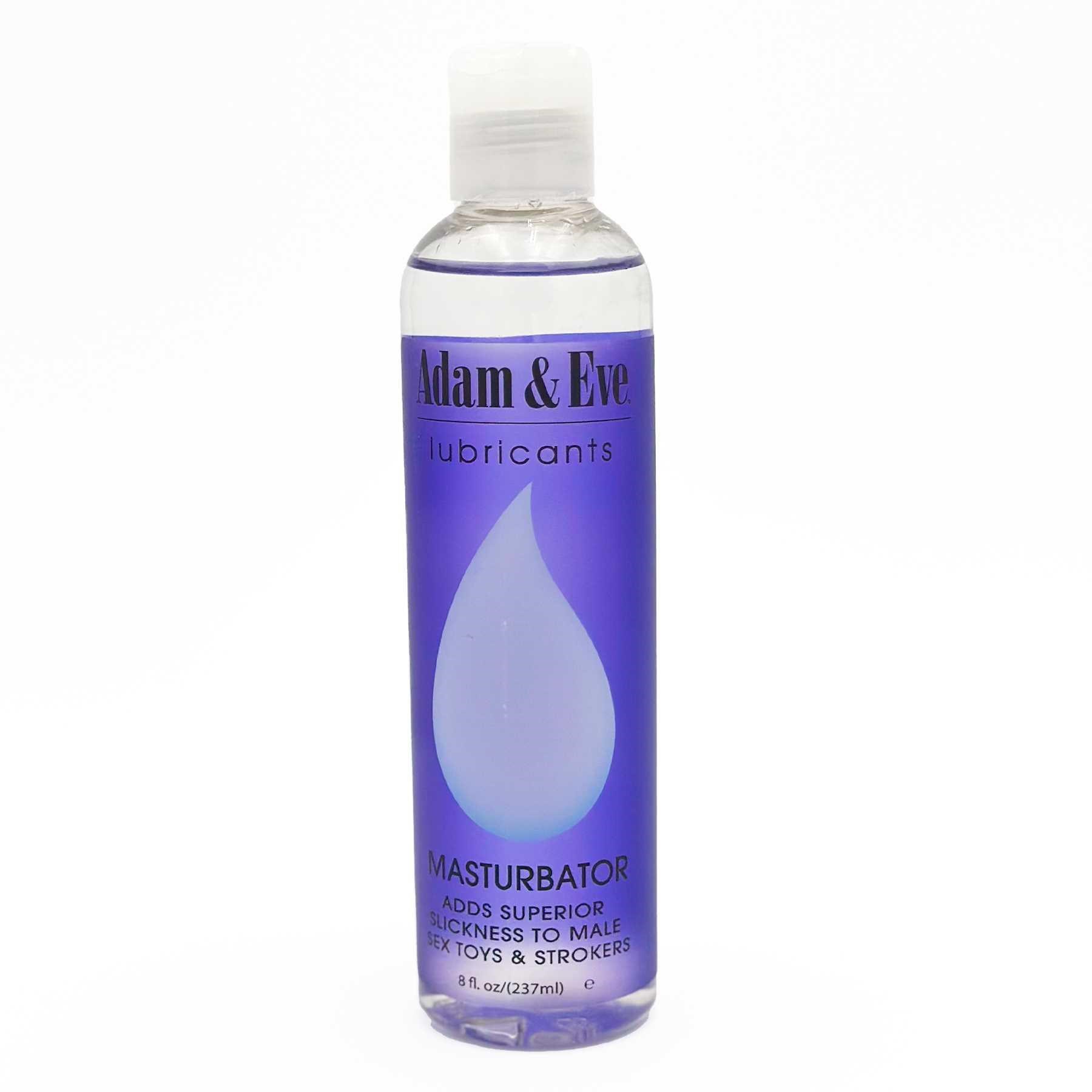 Adam & Eve Masturbator Lube 8 oz front of bottle