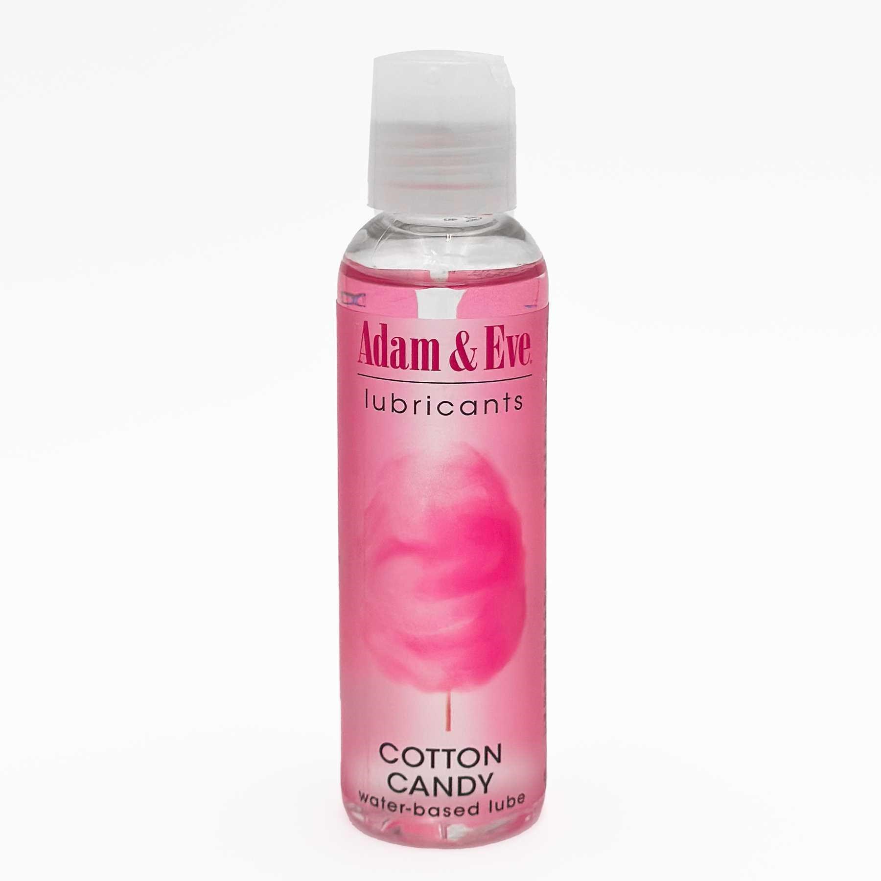 Adam & Eve Flavored Lubricants cotton candy front of bottle