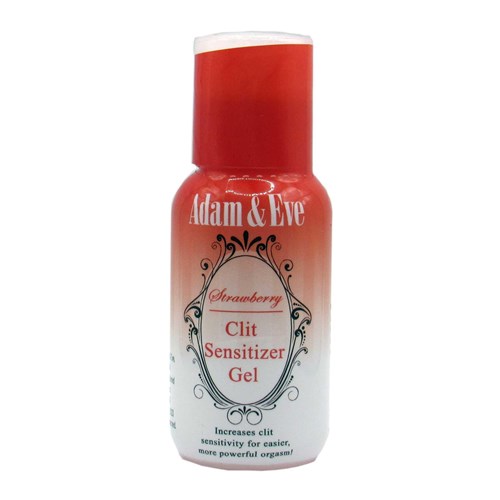 A&E STRAWBERRY CLIT SENSITIZER front of bottle