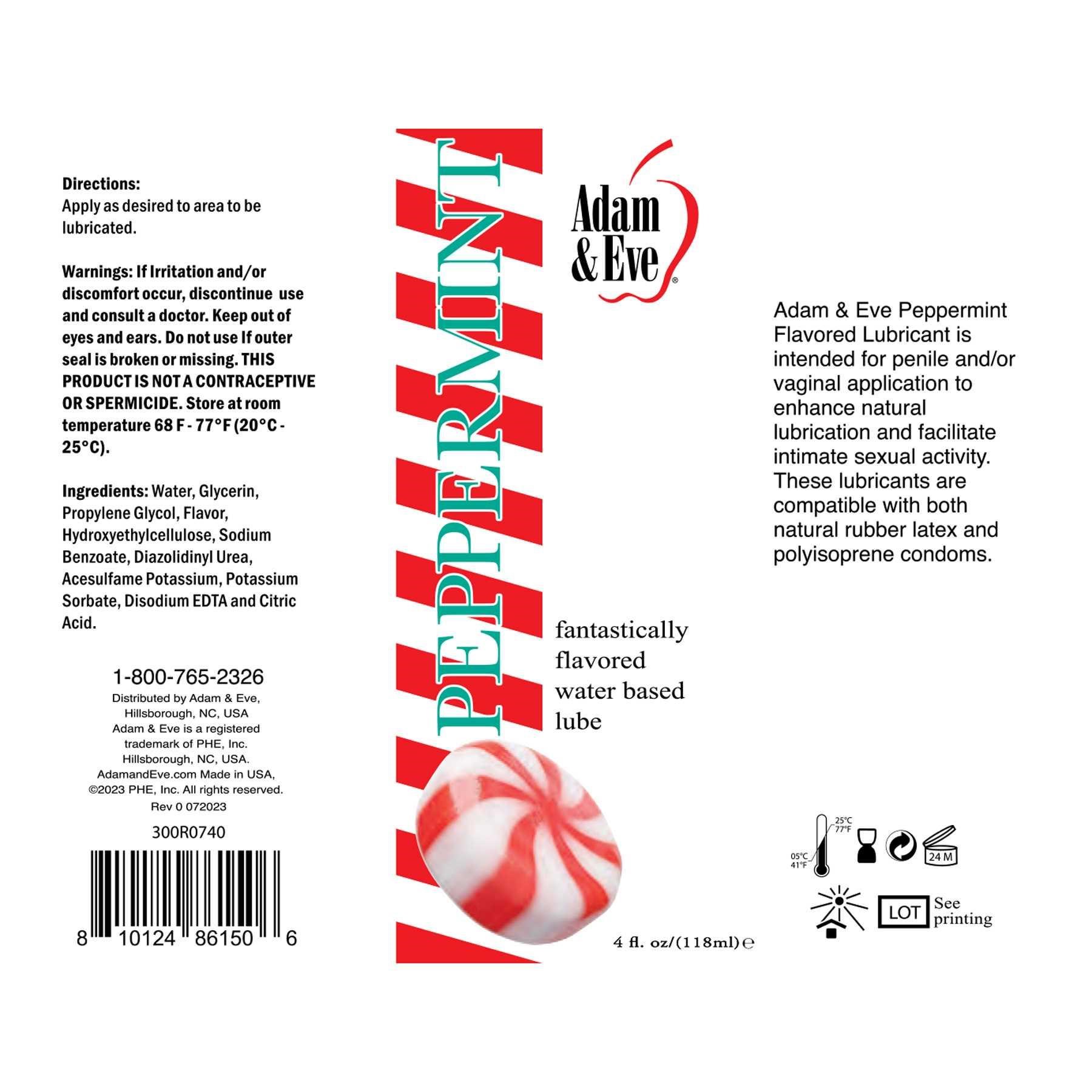 peppermint label