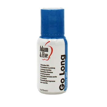 Adam & Eve Go Long Delay Gel Front label