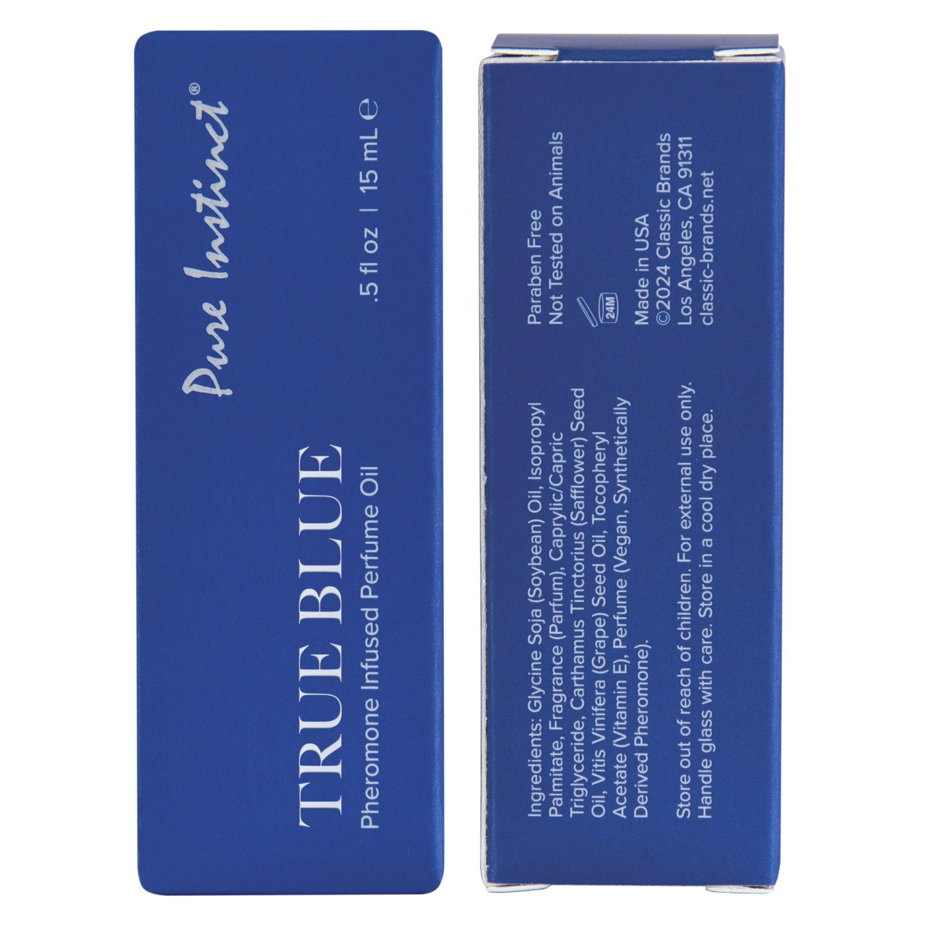 Pure Instinct Pheromone Fragrance Oil front & back of box